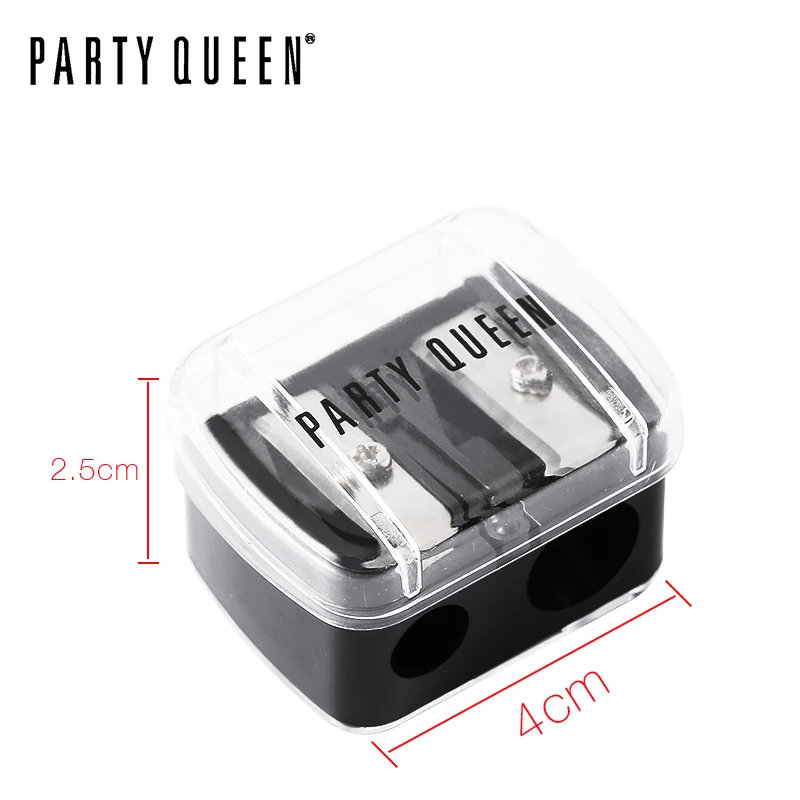 

Party Queen High Quality Double Holes Sharpener Beauty Makeup Tool Eyeliner Pencil Lipliner Pencil Sharpener Useful Cosmetic