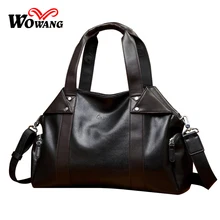 2016 Men Travel totes Multifunctional Shoulder bag Male Luggage Travel Bag Large Capacity Men’s Leather Handbags Crossbody bags