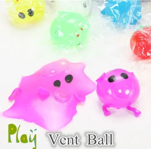 Decompression Splat Ball Vent Toy Venting Ball Sti...