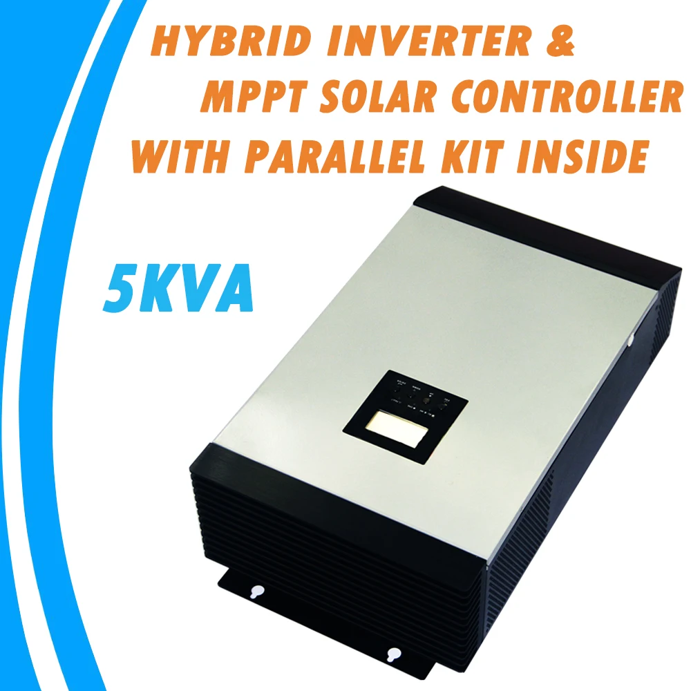 5KVA Pure Sine Wave Hybrid Inverter Built in MPPT Solar  