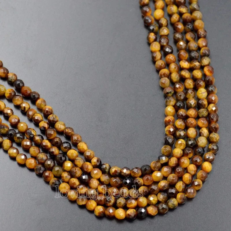 003-18a Faceted Yellow Tiger Eye