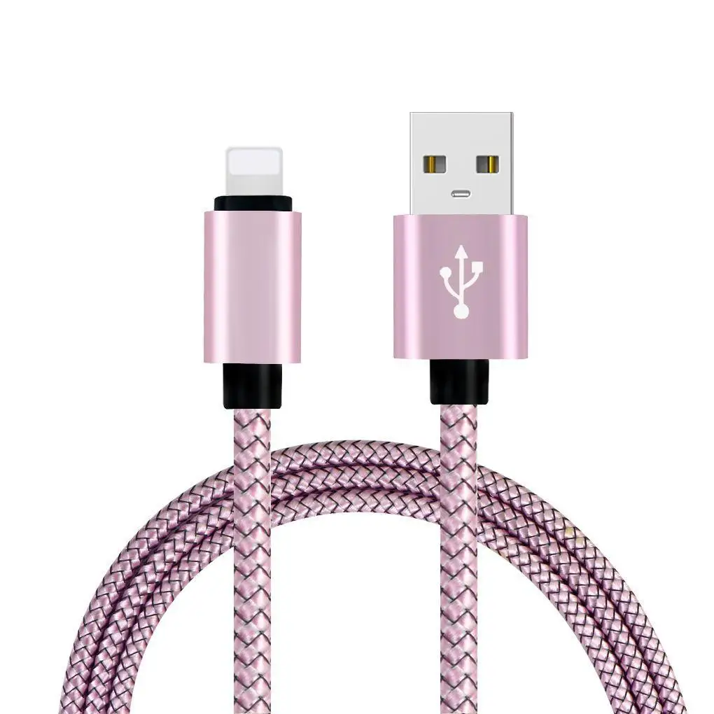 Кабель usb type-C длиной 1 м 2 м для huawei P20 Lite samsung Galaxy Note 8 9 A3 A5 A7 S8 S10 USB-C USBC зарядный кабель для передачи данных - Цвет: Розовый