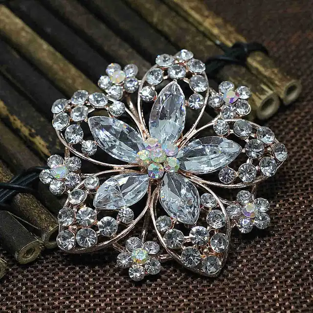 Buy New arrival rose gold color large flower