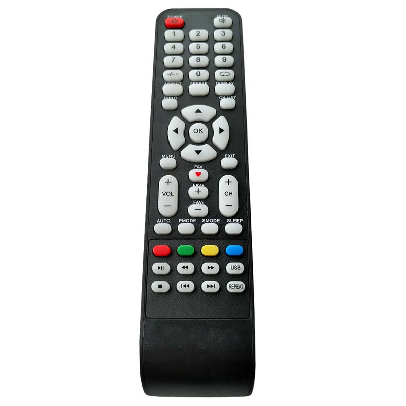 Черный Пульт дистанционного управления для hkc blauberg ATASHII Nakamichi lcd smart tv 32D7A EH32H4D EH40D4K LHS3204 контроллер - Цвет: Черный