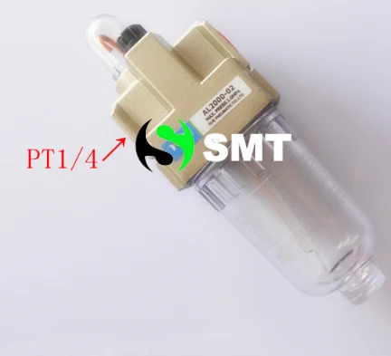 

Free shipping 2pcs AL2000-02 Compressed Air Pneumatic MINI 1/4" BSPT Lubricator Oiler 800L/min