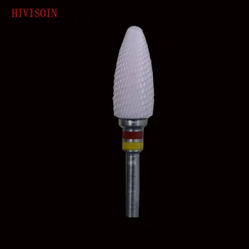 

20 pcs Bullet Shapel - Pink Zirconia Ceramic Dental Lab Burs - Cross Cut