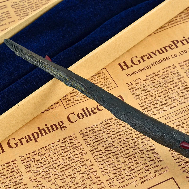 НОВЕЙШИЙ МЕТАЛЛИЧЕСКИЙ сердечник Deluxe COS волшебная палочка Gellert Grindelwald/волшебная