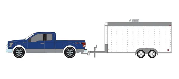 GreenLight 1:64 2015 Ford F-150 пикап самосвал прицеп Бутик брелок для автомобильных ключей
