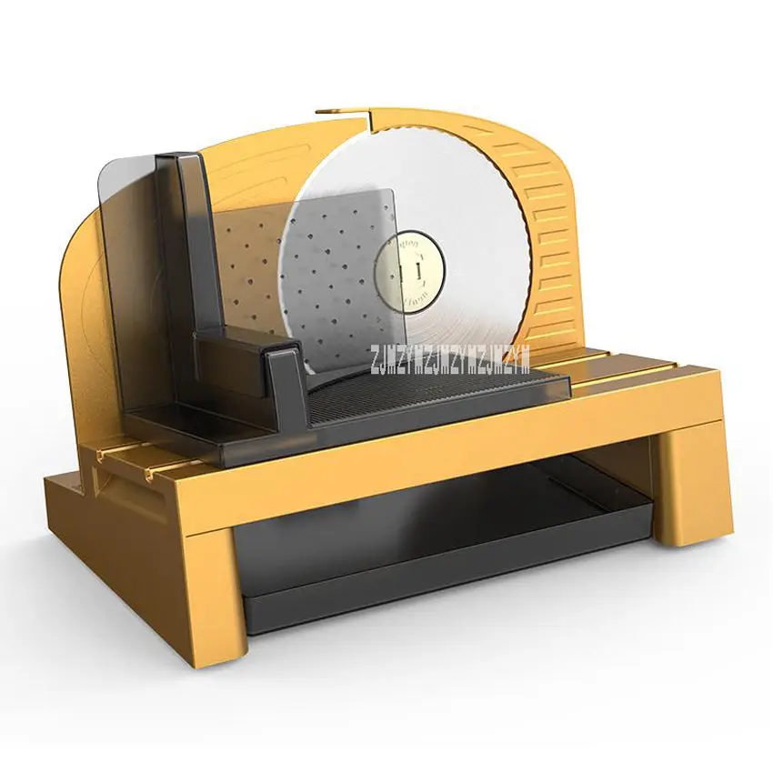 

Slicer Home Electric Sliced Meat Commercial Planing Beef Toast Bread Cuting Meat Stainless Steel220V 200W 120R/MIN KA010070