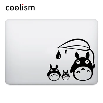 

Totoro with Leaf Cartoon Decal Laptop Sticker for Apple MacBook Pro Air Retina 11 12 13 14 15 inch Viny Mac Book Notebook Skin