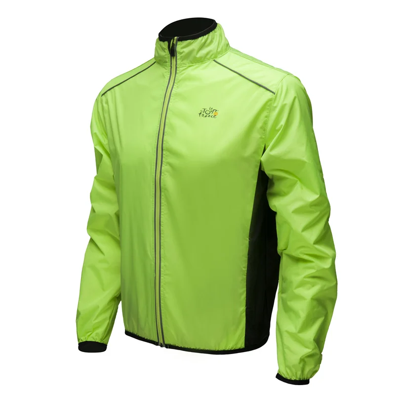 

Tour de France Cycling Jersey Breathable Reflective Cycling Windproof Jacket Spring Waterproof Road MTB Bike Cycling Jaquetas