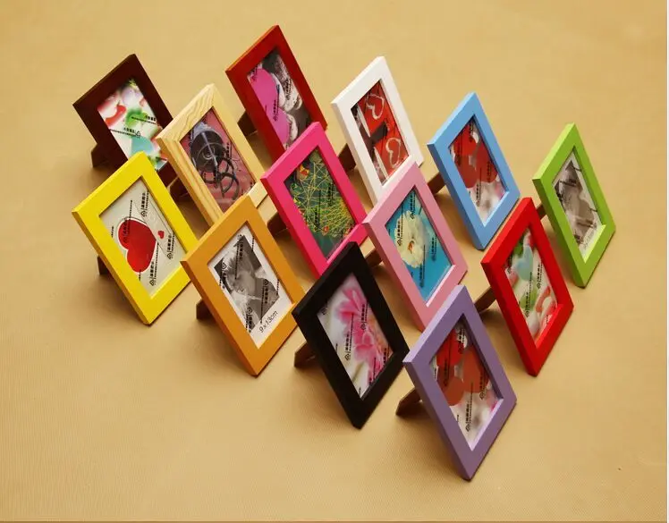 Hot 5/6/7/8/10/11/12 inch A4 Multi-size Room Decor Wooden Picture Photo Wall Frame DIY Decoration Birthday Wedding Gift