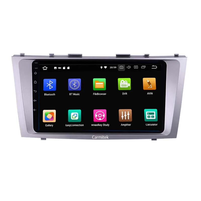 Цена 9 дюймов Android камера DVD gps навигационная система сенсорный экран 2din для Toyota Camry vx 40 50 2006 2007 2008 2009 2010 2011