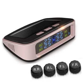 

Car TPMS Tire Pressure Sensor Monitoring System Diagnostics Tool Electronics Automobiles Security Solar Charging External