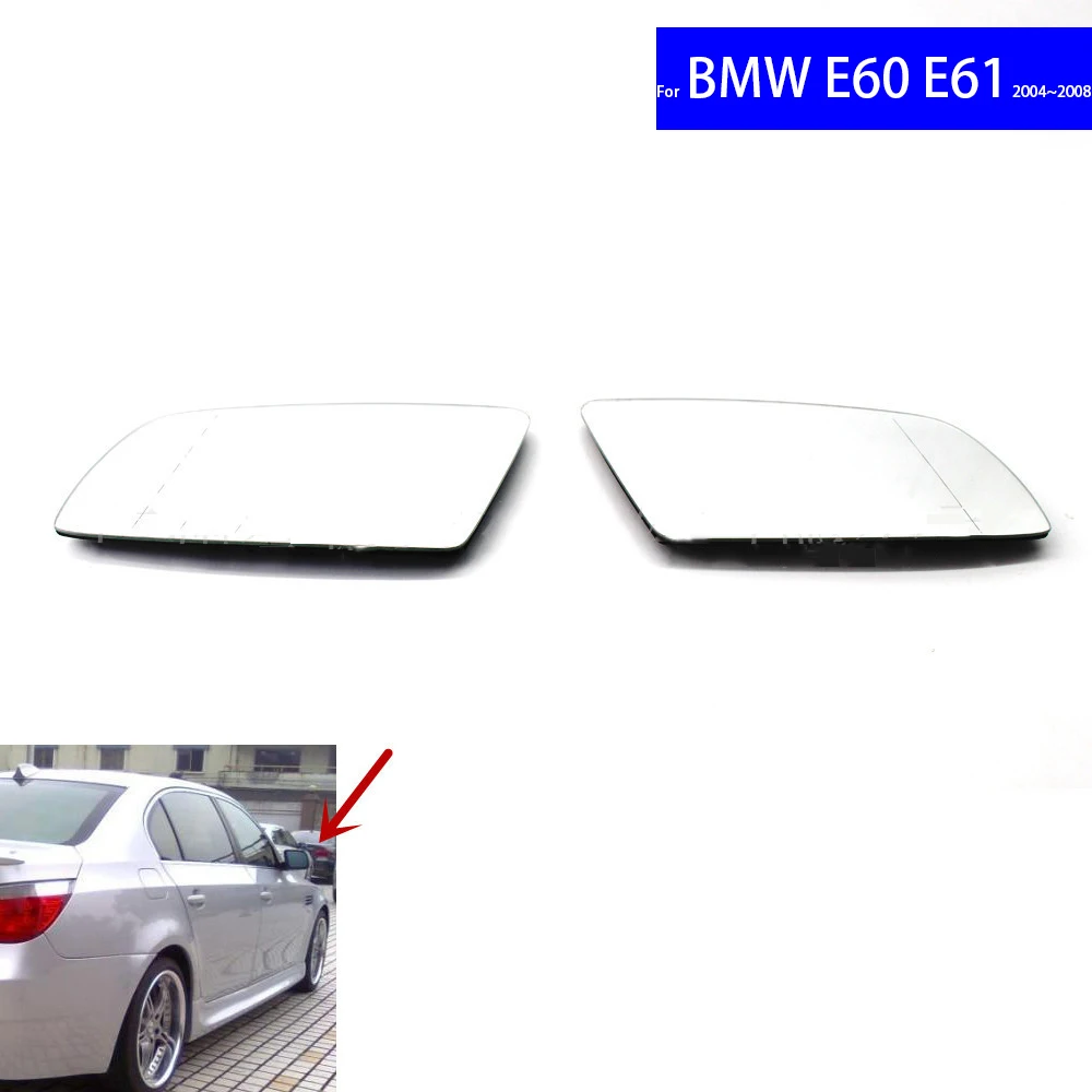 Car Rear View Mirror Convex Glass for BMW E60 E61 520d 520i 2004 2005