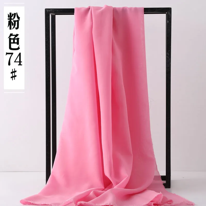 150 см* 100 см шифоновая ткань прозрачная свадебная ткань подкладки для одежды юбки вечерние украшения жоржет тюль платье Материал GK01 - Цвет: meter