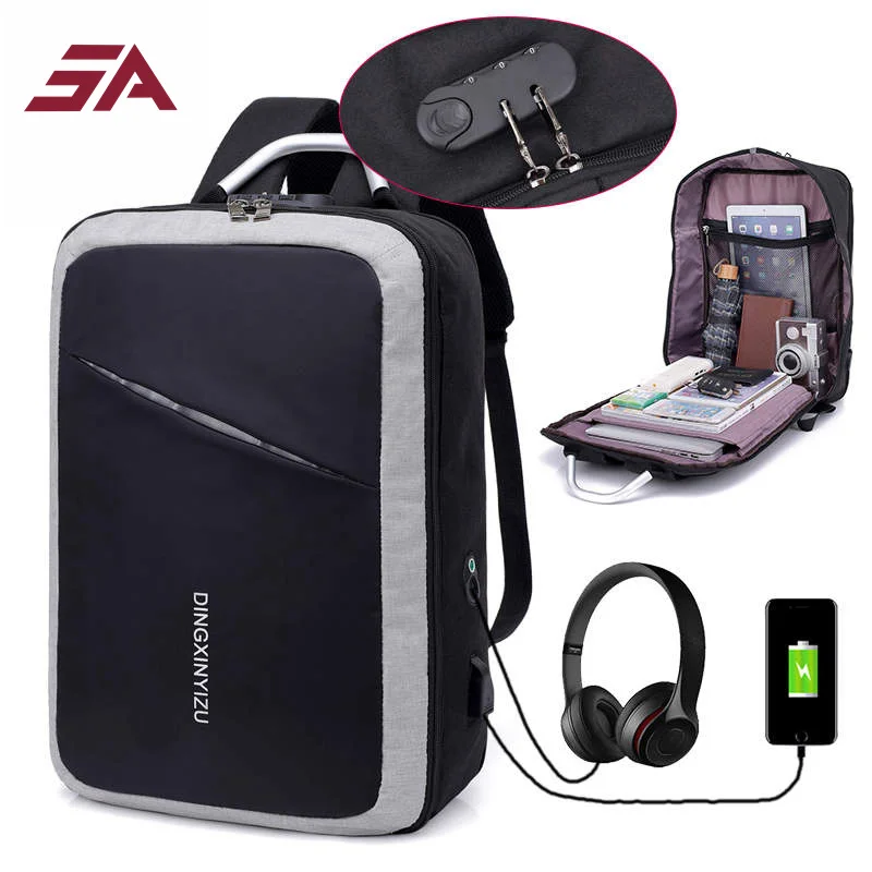 

SA NEW Fashionable School Bags for Teenage girs Charge Backpacks Large Capacity Canvas Bags Bussiness Latop Backpacks Sac A Main