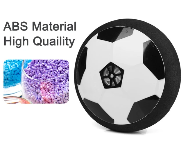 New 1Pcs Funny LED Light Flashing Arrival Air Power Soccer Ball Disc Indoor Football Toy Multi-surface Hovering And Gliding Toy