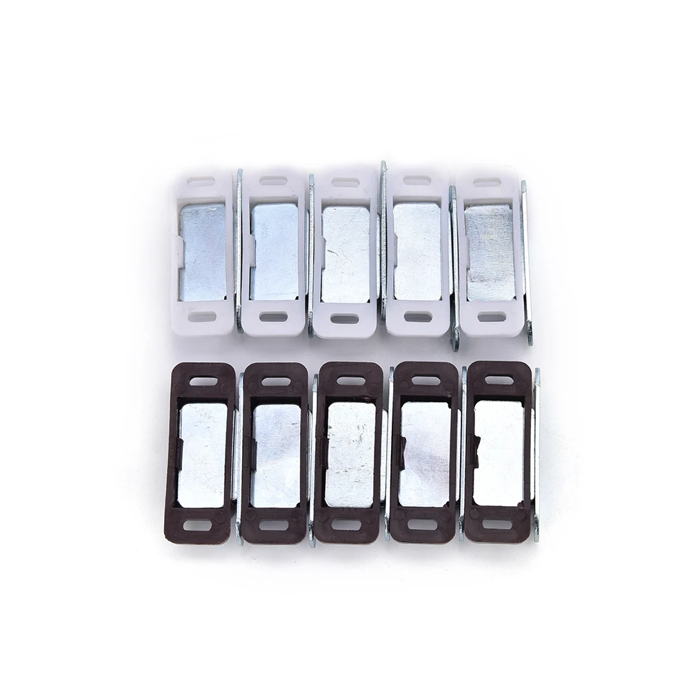 5Pcs/lot Catches Kitchen Cupboard Wardrobe Cabinet Latch Catch Wholesale Small Magnetic Door 2 Colors