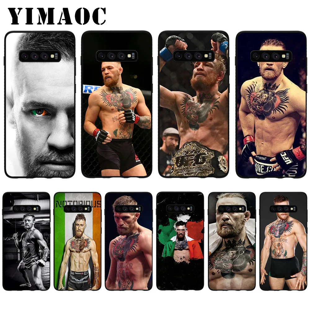 

YIMAOC Conor McGregor UFC Soft Case for Samsung Galaxy S10 Plus S10e S6 S7 Edge S8 S9 Plus J6 M10 M20 M30