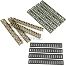 4x 18-Slot Пикатинни перила лестницы панель защита для рук устойчивая крышка INY