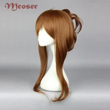 Mcoser модный стиль Kantai Коллекция Хибики(kancolle) Inazuma(kancolle) аниме-коричневый парик Косплей Мода Лолита парик