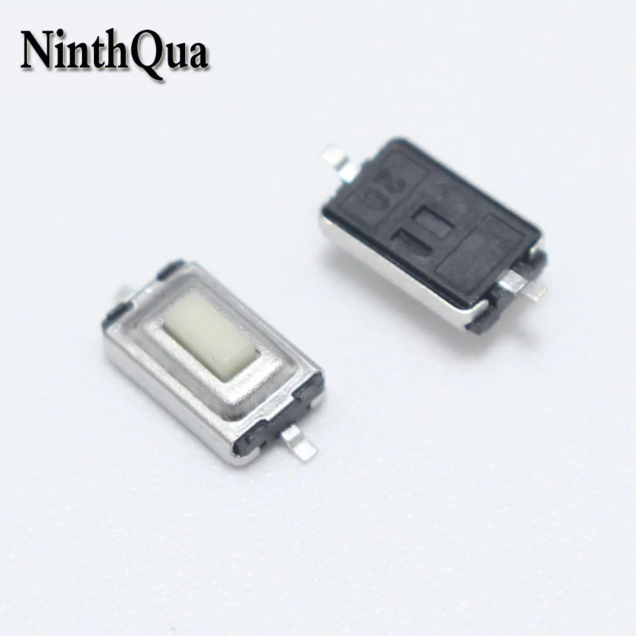 100Pcs 3X6X2.5Mm Smd Tattile Tatto Push Button Switch Smd-2 Micro Switchs Momentaneo 3 * 6*2.5Mm Interruttore A Chiave Dell'Automobile Di Telecomando 