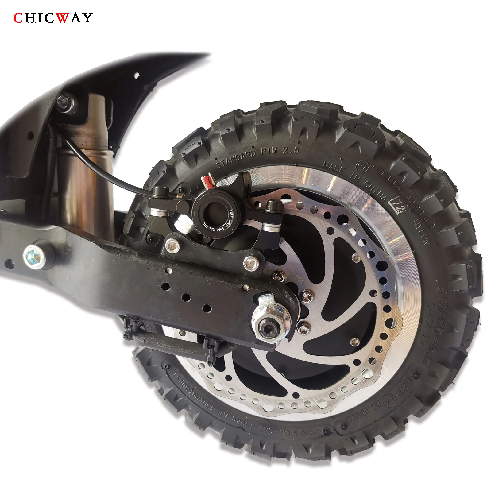 Best CHICWAY Daywalker electric scooter off-road Two-wheel 11inch 45AH 80km/h+ dual motor 3200W,suspension,hydraulic shock absorber 4