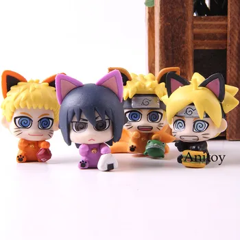 

Anime Naruto Shippuden GEM Action Figure Uzumaki Naruto Uzumaki Boruto Sasuke Uchiha PVC Collection Model Toy 4pcs/set