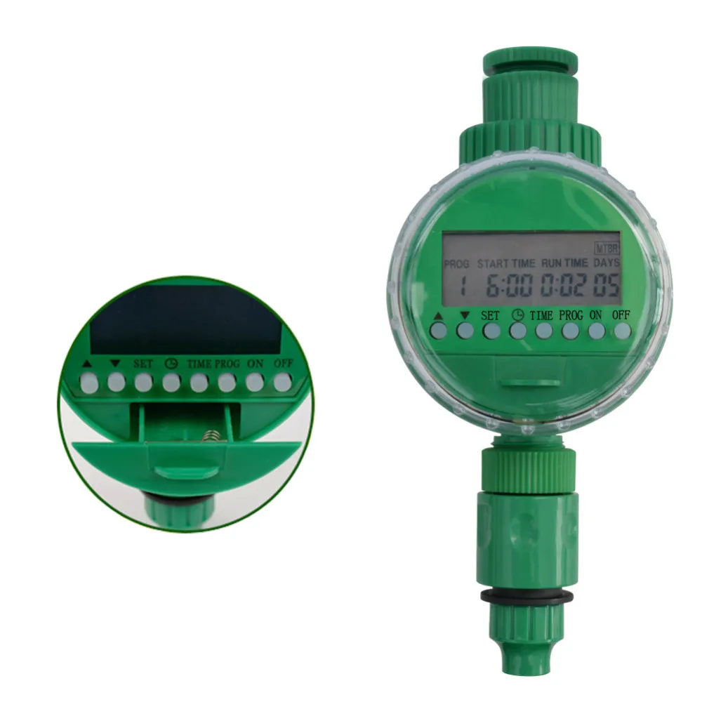

1pc Automatic Garden Watering System Irrigation Timer Digital LCD Electronic Water Timer Irrigation Controller Program Jardin B4