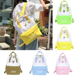Женский рюкзак высокого качества, повседневная сумка для девочек, плотная большой вместимости, цветной водонепроницаемый нейлоновый