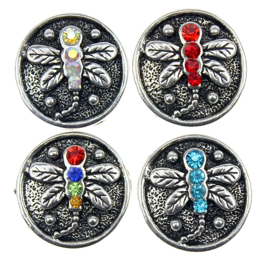 10 шт./лот оснастки украшение "Стрекоза", позолота 18 мм застёжка, бусинка по индивидуальному заказу от производителя браслеты с застежкой для Для женщин