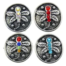 10 шт./лот оснастки украшение "Стрекоза", позолота 18 мм застёжка, бусинка по индивидуальному заказу от производителя браслеты с застежкой для Для женщин