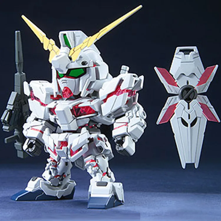 DIY сборка Q версия Gundam SD BB Uniknik единорог модель детская игрушка обучающая Сборка