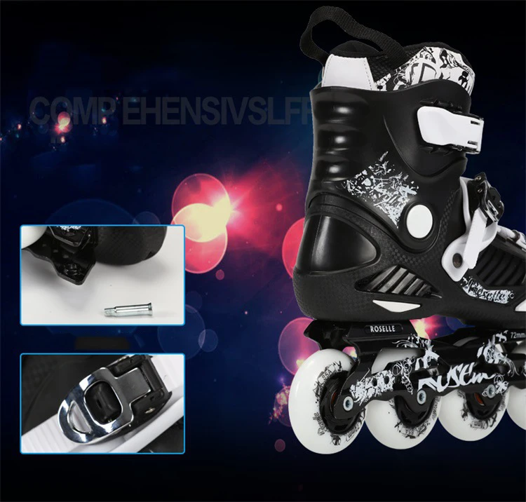 Rollerblade роликовые коньки для мужчин женщин Inline катание обувь Высокое качество раздвижные Фристайл Ролики 4 колёса Professional