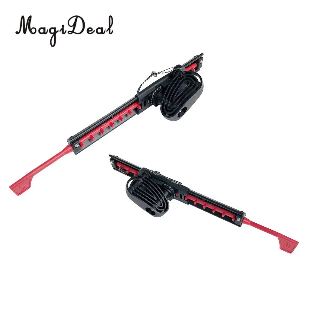 MagiDeal 1 Pair Kayak Canoe Boat Adjustable Rudder Control Footrest Foot Brace Pedals