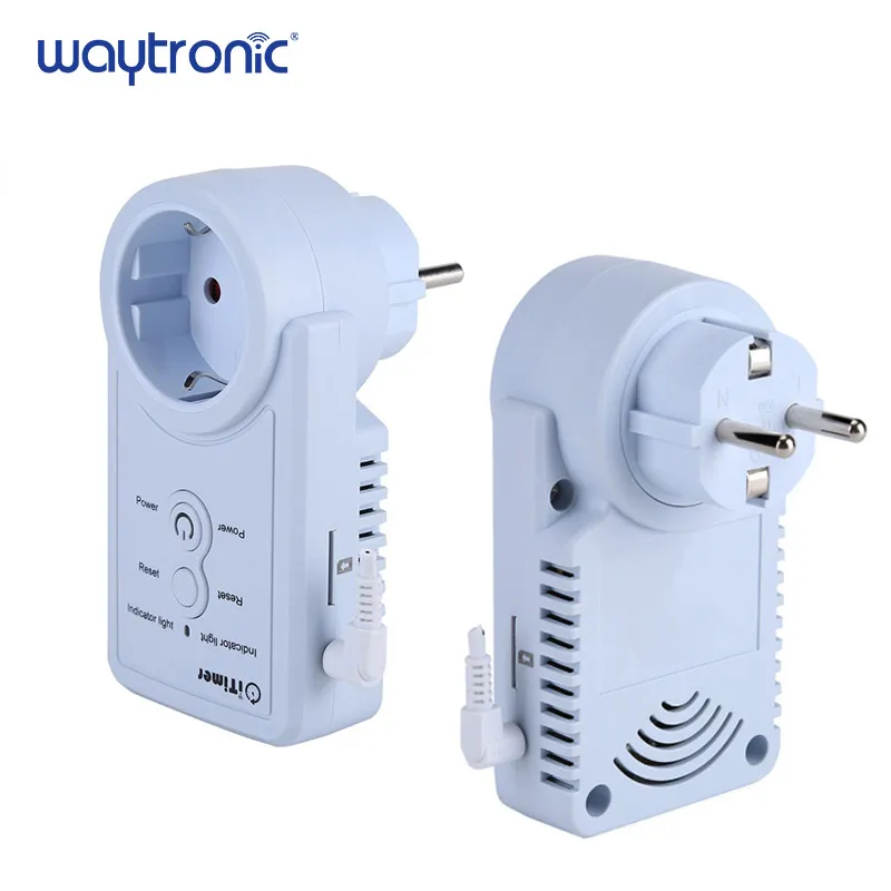 EU Plug GSM Smart Power Outlet Plug Socket English Russian SMS Remote Control Timing Switch Temperature Controller with Sensor