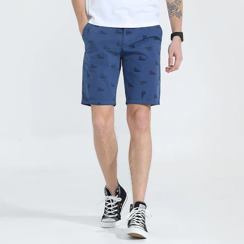 new directions printed bermuda short