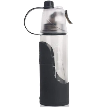

Dog Travel Water Bottle For Walking, 3-In-1 Pet Water Dispenser With Removable Portable Travel Dog Bowl - Cooling Mist Spray O