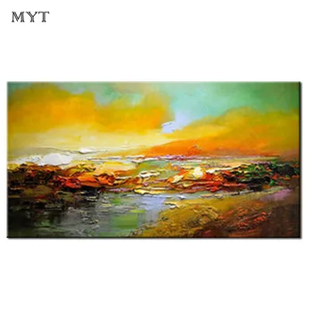 

Big sizes Home Decor Wall Art Pictures Handpainted abstract landscape Oil Painting on Canvas Handmade Paintings For Living Room