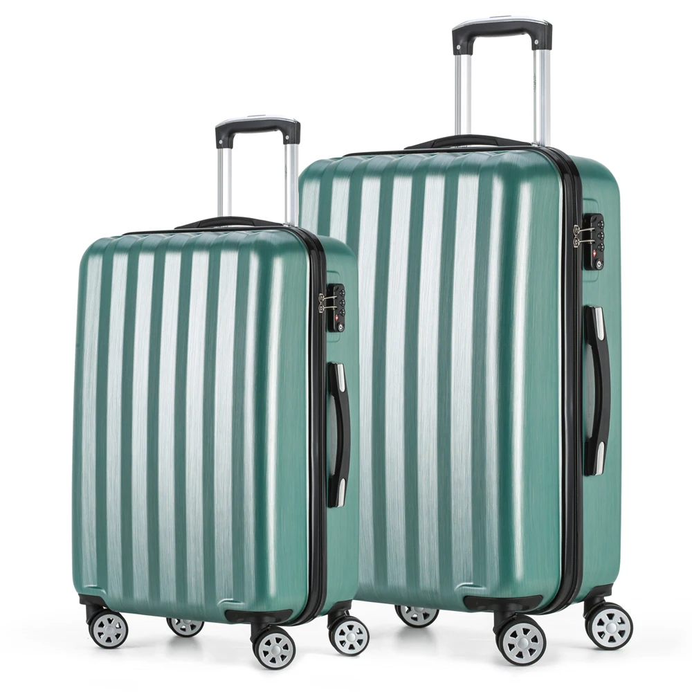 2017 Fochier Travel Luggage set 4 Wheels Cabin ABS Hard Shell Trolley