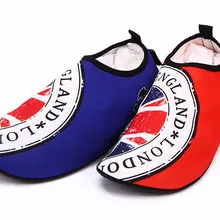 MYLEYON/мужские и женские летние дизайнерские туфли с логотипом красного и синего цвета; обувь для водных видов спорта; обувь для плавания; дышащая Нескользящая морская обувь