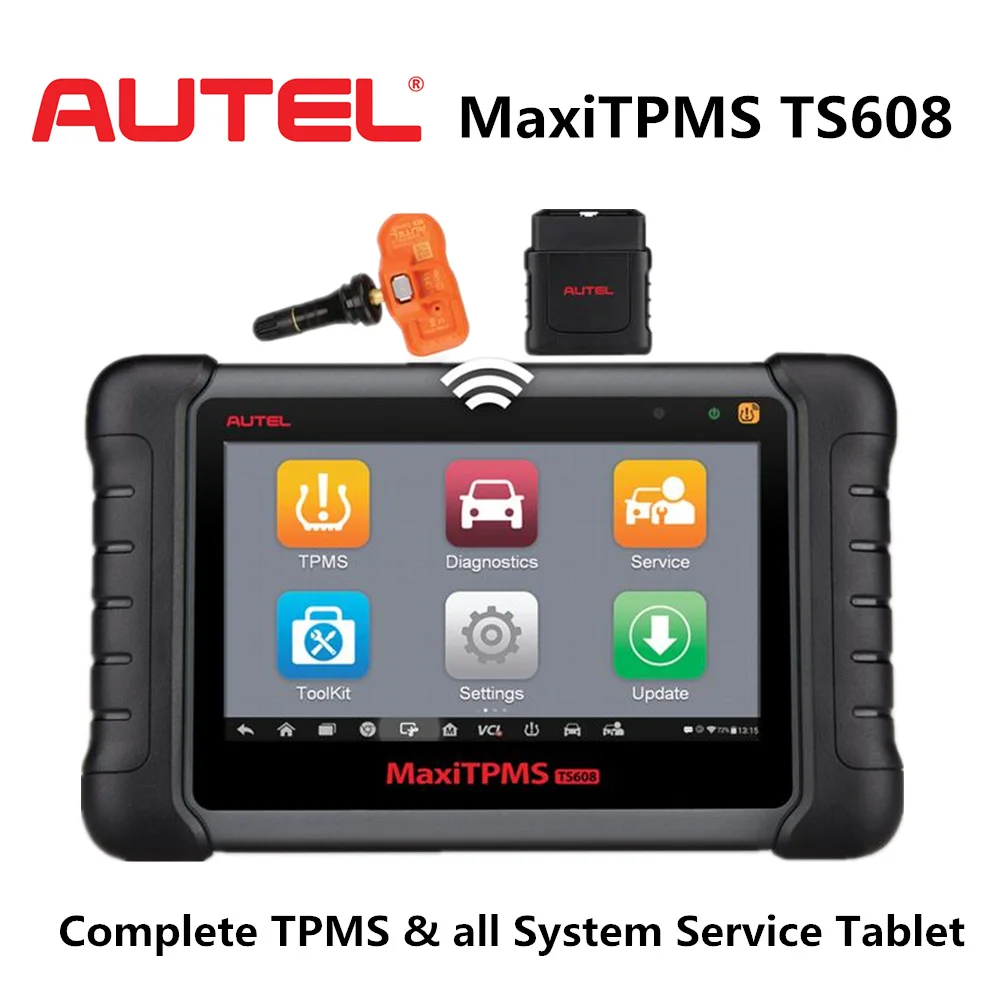 

Autel TS608 MaxiTPMS Complete TPMS and All System Service Auto Diagnostic Tablet