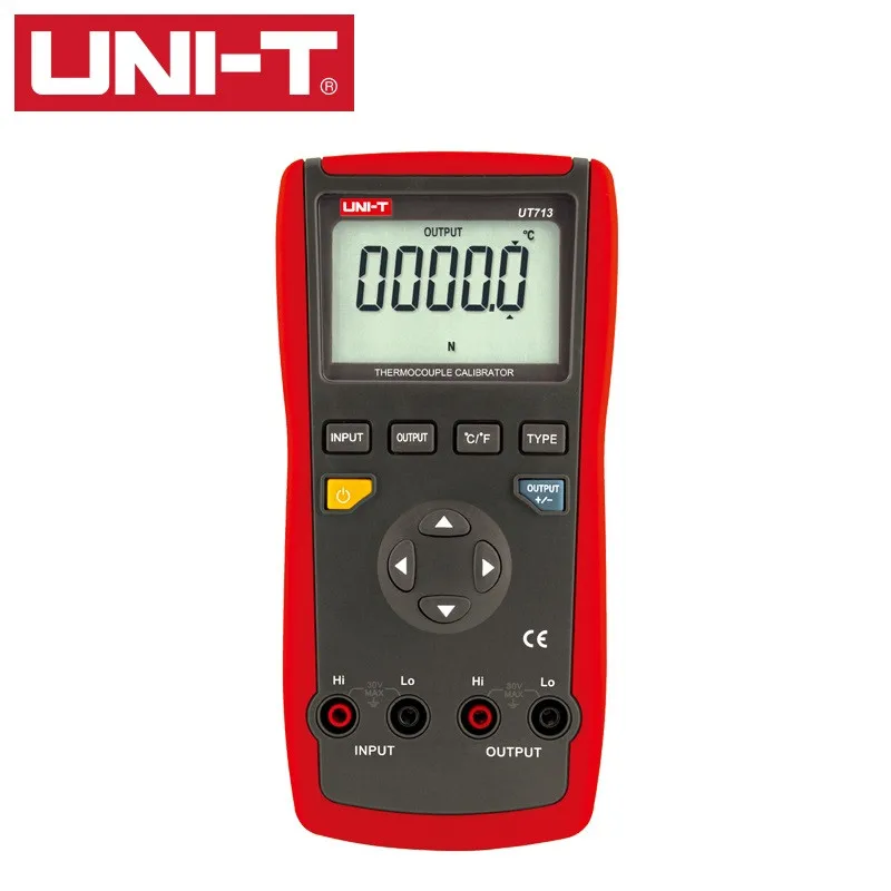 

UNI-T UT713 Digital Thermocouple Calibrator Process Calibrator Tester 100mV w/USB Interface