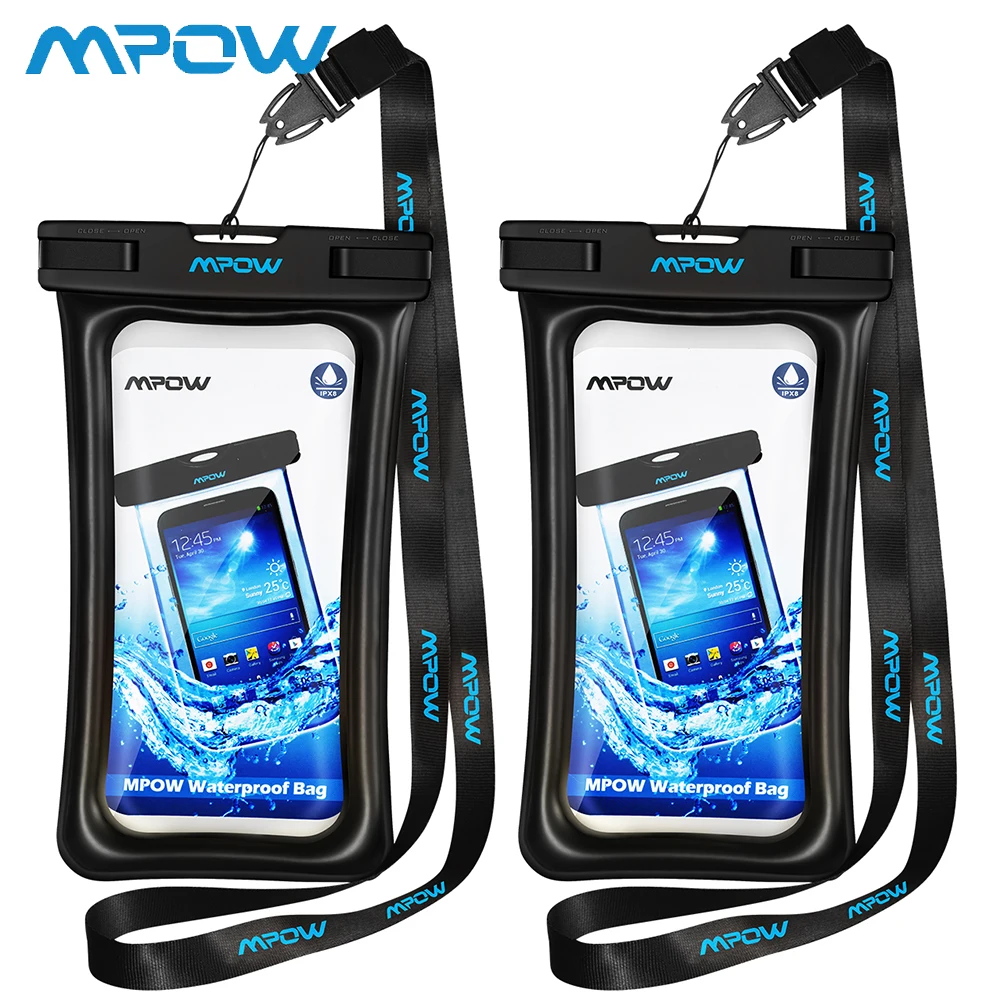 2 حزمة Mpow IPX8 جراب هاتف مضاد للماء عالية الجودة طفو شفاف واضح غطاء حالة حقيبة جافة ل الروبوت فون الهاتف المحمول 2 حزمة Mpow IPX8 جراب هاتف مضاد للماء عالية الجودة طفو شفاف واضح غطاء حالة حقيبة جافة ل الروبوت فون الهاتف المحمول