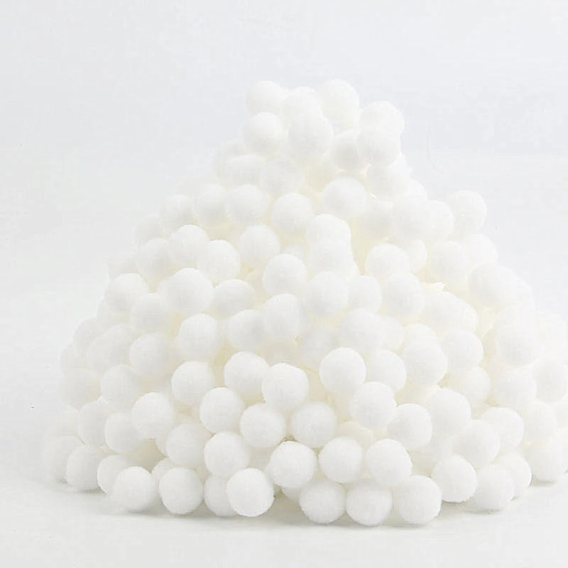 8mm-30mm Pompones Balls for DIY Party Home Garden Wedding Decoration Garment Sewing Kids Toys Craft Supplies 20g White Pompom pom poms craft supplies craft supplies
