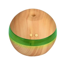 USB Air Ultrasonic Humidifier 300ml Aroma Wooden Diffuser Essential Oil Diffuser Aromatherapy mist maker with Blue LED Light