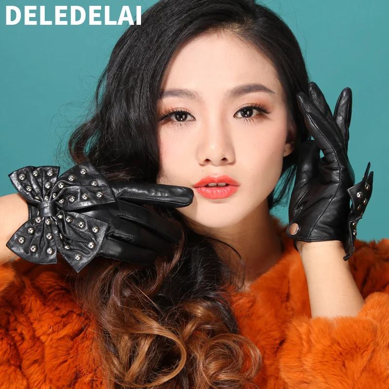DELEDELAI осень-зима женские tshow accssory украшения модный показ большим бантом подарок в