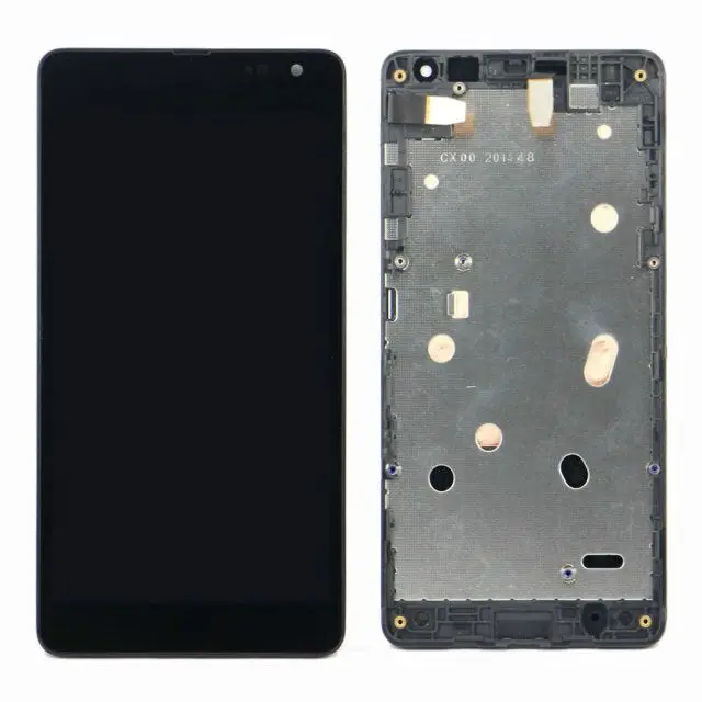 Для Microsoft Nokia lumia 535 N535 RM-1090 TC2C1607FPC-A1-E verison черный ЖК-Дисплей + Touch Screen Digitizer Ассамблеи