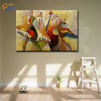 

Textured Hand painted Modern Abstract Oil Painting on Canvas Wall Art Gift for Living Room Home Decor No Frame by JYJ ART SL097